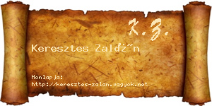 Keresztes Zalán névjegykártya